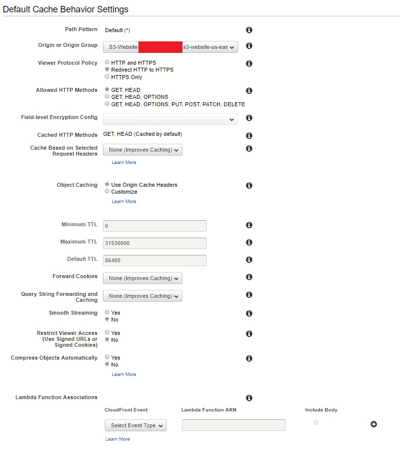 cloudfront-default-cache-behaviour